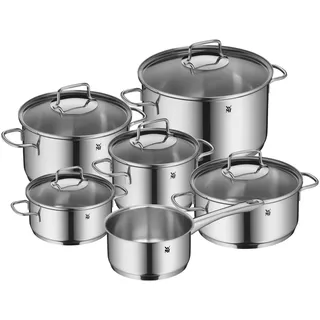 WMF Astoria Topf-Set 6-tlg. 3 x Fleischtopf + 2 x Bratentopf + Stielkasserolle