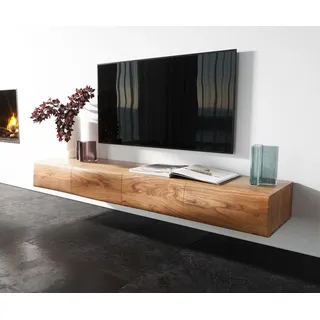 DeLife New Live-Edge Lowboard 175 cm Beige/Massivholz