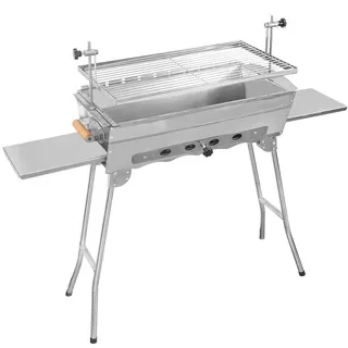 Olymp Mangal Edelstahl Grill Standgrill Schaschlikgrill Schaschlik Ideal