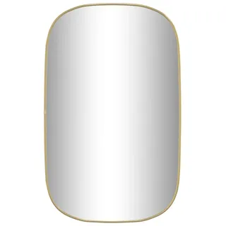 vidaXL Wandspiegel Golden 80 x 50 cm Gelb