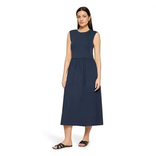 Cartoon Druckkleid A-Linien-Kleid Blau 46