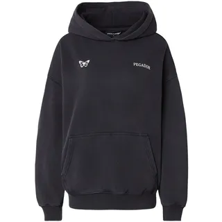 Pegador Sweatshirt Nivelles schwarzmeliert / weiß L