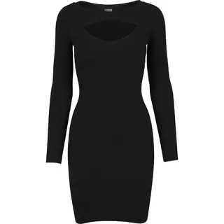 URBAN CLASSICS Cut Kleid Black M