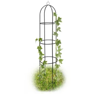 Relaxdays Rankobelisk 190 x 0 x 0 cm Grün