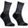 Socken 39-41 Schwarz/Blau