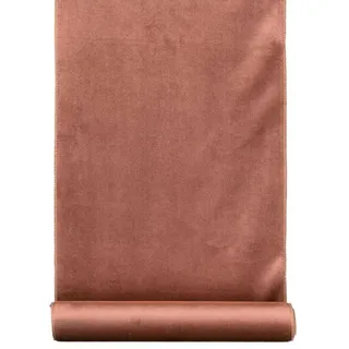 Gasper Tischläufer 1 Rolle SAMT Dekostoff. Tischläufer, Tischband 35cm/1,8m rosa