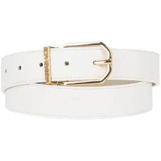 VALENTINO Gürtel Double Belt W115 Bianco / Ecru Oro - kürzbar