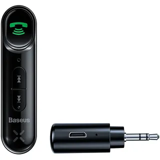 Baseus BSBA-02 (Overseas Edition) Bluetooth 5.0 AUX Audio-Funkempfänger Schwarz