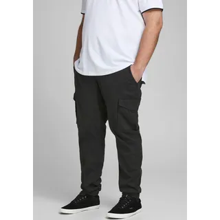 Jack & Jones PlusSize Paul Flake Cargohosen Schwarz 52 32