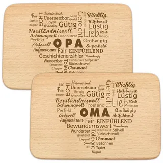 Spruchreif® Frühstücksbrett Frühstücksbrettchen mit Gravur Familie · Geschenk Eltern/Großeltern