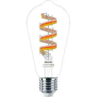 Philips Smarte LED-Lampe ST64 E27 822-65 rgb cl 1pf/6