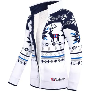 Nebulus Damen Norweger SVERRE, warme Strickjacke, praktische & vielseitige Jacke - S