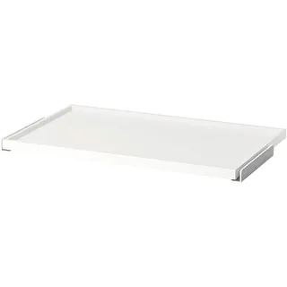 Ikea KOMPLEMENT Ausziehbare Tablett, 100x58 cm, weiß