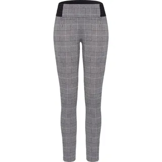 Buffalo Leggings Glencheck Schwarz/Weiß 36/38