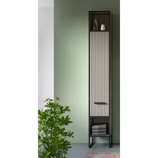 xonox.home Hochschrank Bagno Kaschmir/Schwarz