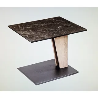 Beistelltisch Vierhaus 5731-KNE-WEIX Platte Keramik auf Glas, rollbar, NEU
