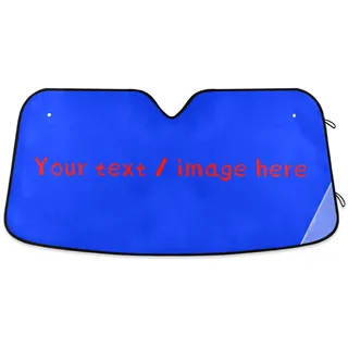 Custom Car Sunshades for Windshield Ultramarine Foldable Sunshade for Car Windshield, Heatshield Sunshade, Car Front Window Cover (M)