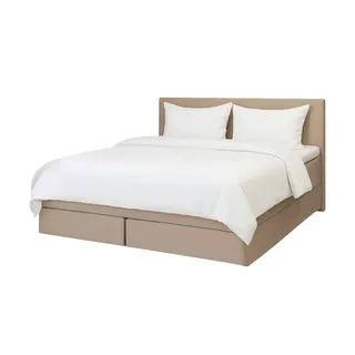 Möbel Kraft Boxspringbett 160 x 200 cm Beige