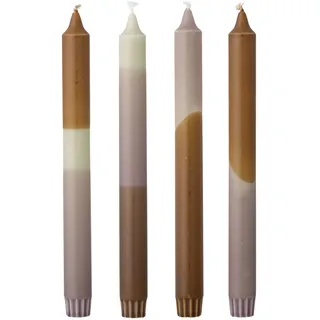Bloomingville Dip Dye Stabkerzen, 4er, Ø 2,2xH25 cm
