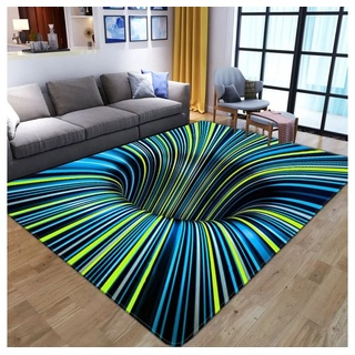 Teppich 3D optische Illusion Teppich Tür Matte Teppich, SOTOR, Geometrische Wirbel Teppiche 50*80CM / 60*90CM 50 cm x 80 cm