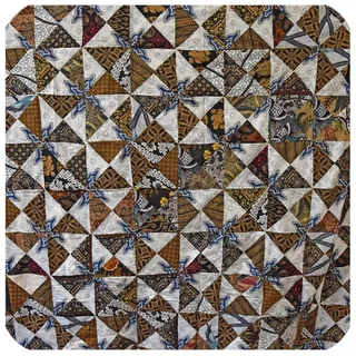 SIMANDRA Tagesdecke Patchwork Decke Einzelbett schwarz