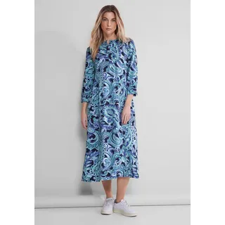 STREET ONE Print Midikleid - Türkis