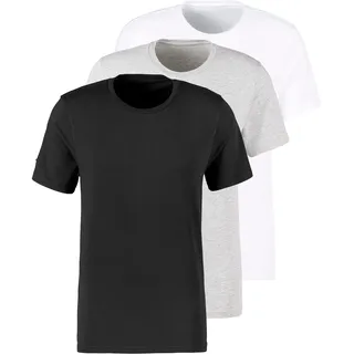 Bruno Banani T-Shirt grau/weiß L