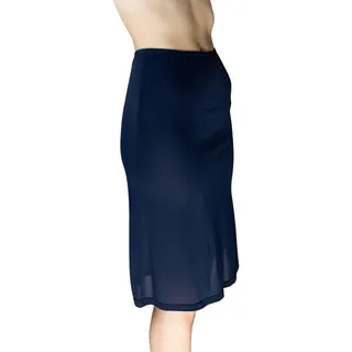 Mewa Klassischer Damen Unterrock LIWIA, Viskose-Seide, Underskirt Lange, Halbrock Knielang Petticoa, Antistatisch Unterrock Glatte - 42