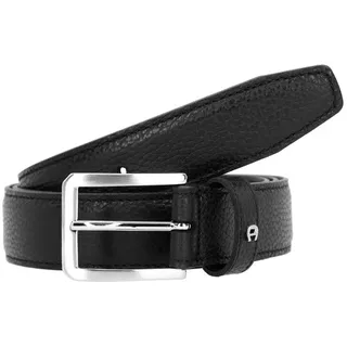 AIGNER Luca Gürtel Leder 80 cm schwarz