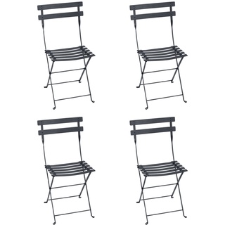 Fermob - Bistro Klappstuhl Metall, anthrazit (4er-Set)