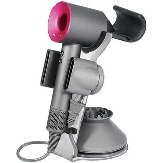 Haartrocknerhalter Fönhalter Kompatibel mit Dyson Supersonic, Stehend, Schwarz
