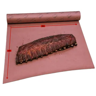 SANTOS BBQ Butcher Paper 60cm x 45m - Metzgerpapier zum Grillen & Smoken - Für saftiges Fleisch & krosse Kruste - Feste & unbeschichtete Grillfolie - Ideal auch für Pulled Pork & Spareribs