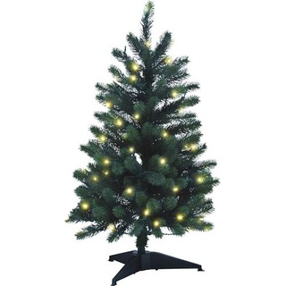 Xenotec PE-BM120 Künstlicher Weihnachtsbaum mit Beleuchtung Tanne Warmweiß LED Grün EEK: G (A - G