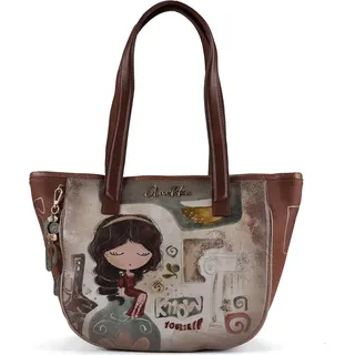 Anekke Muse Shopper Polyurethan Beige/Braun/Gold/Mehrfarbig