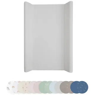 Ehrenkind Wickelauflage Wickelunterlage abwaschbar (Wickelauflage 50x70 cm, Wickeltischauflage mit Keil), Hygienisch, Sicher und Vielseitig grau 50 cm x 70 cm