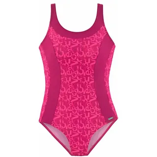 VENICE BEACH Badeanzug Damen bedruckt-beere Gr.52