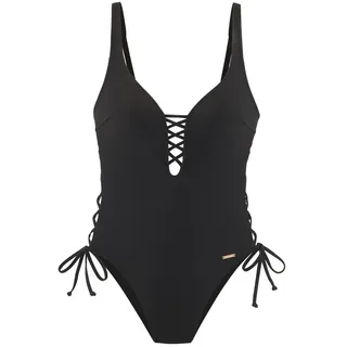 Bruno Banani Badeanzug Damen Schwarz 40 Cup A/B