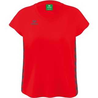Erima Damen Essential Team Sport T-Shirt, rot, 34