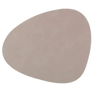 Lind DNA LINDDNA Tischset Nupo L Curve Leder Grau Hellgrau (Large)