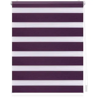 Lichtblick Duo Rollo / Doppelrollo Klemmfix 60 x 220 cm brombeer