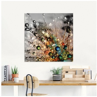 Artland Glasbild »Farbenfrohe Natur«, Blumen (1 St) bunt 40 cm x 40 cm
