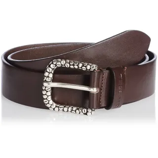 Diesel BATERNO CINTURA BELT Gürtel Herren Echtleder (Braun, 85 cm) - 85
