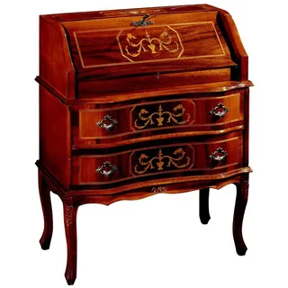 JVmoebel Sekretär Eleganter Holzschreibtisch in Braun für Büro und Home Office (1 St), Made in Europa braun