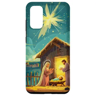 Hülle für Galaxy S20 Krippe Krippe Weihnachtsstern von Bethlehem