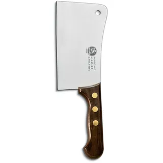 AUSONIA - 62360 HACKBEIL MIT Klinge AUS AISI 420 ROSTFREIEM Edelstahl UND HOLZGRIFF AUS PALISANDER 16 cm, Gewicht 550 Gramm