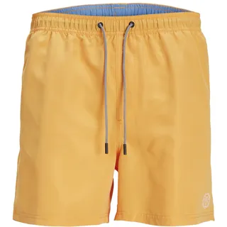 Jack & Jones Herren Badehose Badeshort JPSTFIJI JJSWIM SOLID Apricot Solid 12225961 L