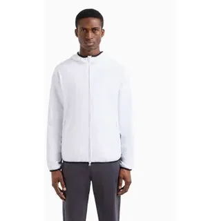 EA7 für Herren. 8NPB22_PNGRZ Bomberjacke weiß (5XL), Lässig, Polyester