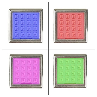 kalb LED Glaskantenbeleuchtung »kalb LED RGB Vitrinenbeleuchtung Glasbodenbeleuchtung Möbelleuchte Schrankleuchte SET«, 3er SET, RGB silberfarben