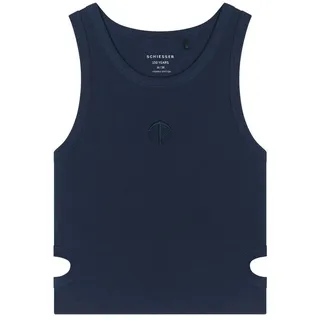 SCHIESSER Trägertop Blau XL