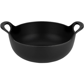 Le Creuset Balti Dish aus Gusseisen, 24 cm, 2,7 Liter, Schwarz matt, 20142240000460